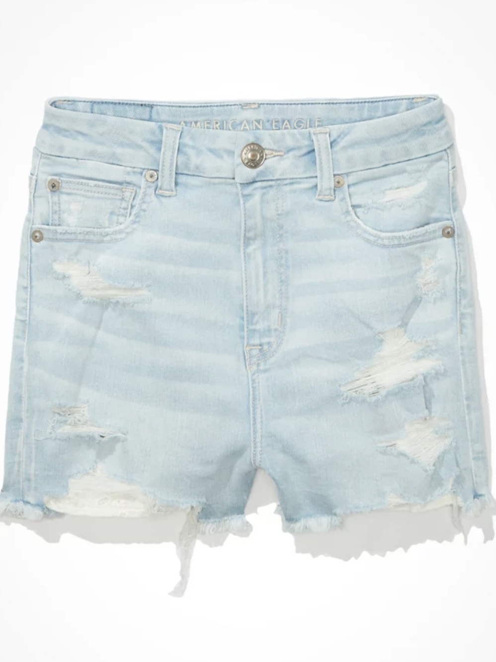 AE Ne(x)t Level High-Waisted Denim Short Short NWOT Size 10
